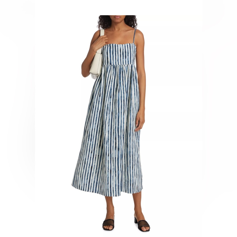 Vince Painterly Striped Maxi Dress